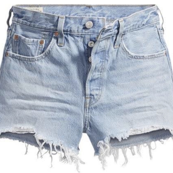 Levi Distressed Shorts - Picture 1 of 7
